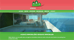 Desktop Screenshot of hendayeimmobilier.com